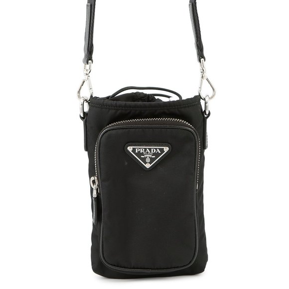 Prada Shoulder Bag with Re-Nylon Smartphone Case, Black, 2ZH155 - Picture 1 of 14